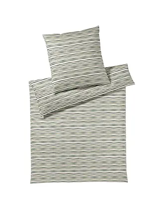 ELEGANTE | Jersey Bettwäsche DESIRE 140x200cm Puder | hellgrün